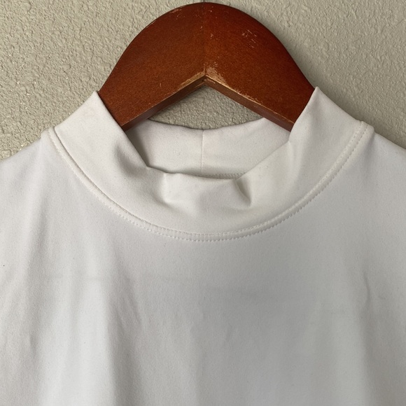 Abercrombie soft collection white high neck body suit - Picture 2 of 5